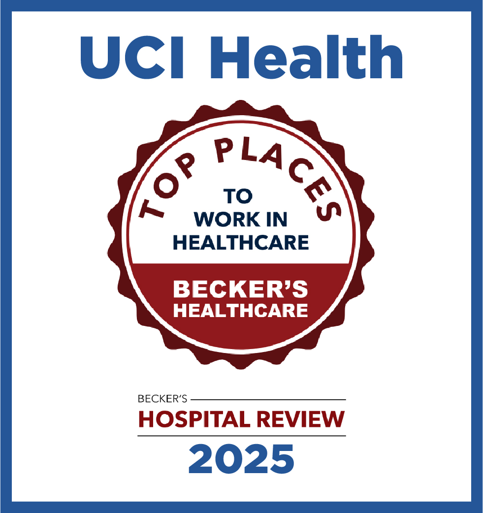 UCI Health ranks on Becker's top places to work in healthcare